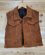 Vtg leather chest for sale  Highland