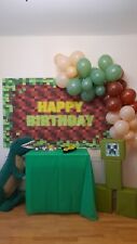 Minecraft birthday party for sale  SURBITON