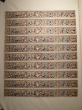 10x Papel de parede listras borda antiga casa de bonecas 1920-50 19 11/16 polegadas escuro comprar usado  Enviando para Brazil