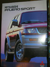 BROCHURE MITSUBISHI PAJERO SPORT  GLS GLX   MODELE  FRANCAIS  1998 comprar usado  Enviando para Brazil