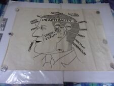 Vintage phrenology chart for sale  Shipping to Ireland