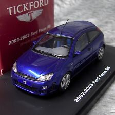 Ford Focus RS Mk1 2002-2003 azul imperial LHD azul 1:43 IXO Premium-X Tickford comprar usado  Enviando para Brazil