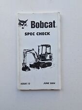 Bobcat excavator spec for sale  WOODBRIDGE