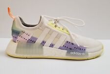 Zapatillas para correr Adidas NMD R1 refinadas H03213 blancas con cordones talla 7 segunda mano  Embacar hacia Argentina