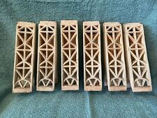 Set of 6 Vintage Dearborn X 900-5-2 Radiant Ceramic Heater Grate Insert Brick 8" for sale  Shipping to Ireland