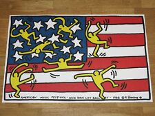 KEITH HARING PLAKAT "AMERICAN MUSIC FESTIVAL NEW YORK CITY BALLET 1988" na sprzedaż  Wysyłka do Poland