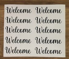 Welcome vinyl decal for sale  BURY ST. EDMUNDS