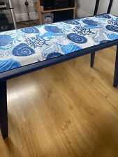Table runner blue for sale  COLWYN BAY