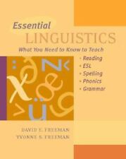 Linguística essencial: o que você precisa saber para ensinar leitura, ESL, ortografia,... comprar usado  Enviando para Brazil