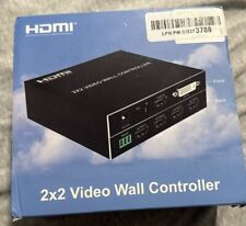 Controlador de parede de vídeo HDMI 2x2, suporte HDMI e DVI entrada 4K controlador de parede TV, 1, usado comprar usado  Enviando para Brazil