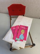 Vintage Ideal Tammy Doll Bed Wood Frame Pad And Booklets for sale  Shipping to South Africa