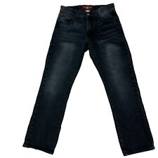 Jeans jeans preto Lucky Brand 121 original reto masculino tamanho 30x31 comprar usado  Enviando para Brazil