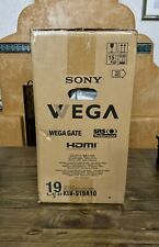 Sony KLV-S19A10 WEGA 19" Silver W/ Box Flat Panel LCD TV Monitor 720p Gaming TV for sale  Shipping to South Africa
