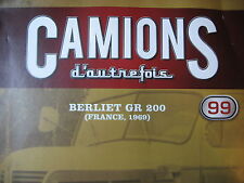 Fascicule camions autrefois d'occasion  Quimper