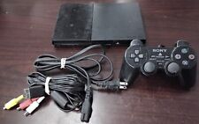 Used Sony PlayStation 2 PS2 Slim Console - Black Bundle READ DESCRIPTION for sale  Shipping to South Africa