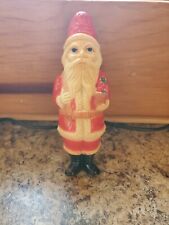 Vintage 1950s Plastic Miniature Blow Mold Santa  for sale  Waverly