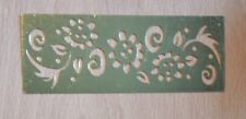 Brass embossing stencil for sale  BEDFORD