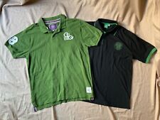 Camisa polo Celtic Football Club tamanho XL Team Crest Rugby Jersey lote de 2 comprar usado  Enviando para Brazil