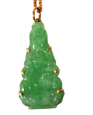 Gold necklace jadeite for sale  Madras