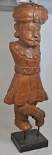 Antique Wooden Large Watchman Statue Figurine Original Old Fine Hand Carved, used for sale  Shipping to South Africa