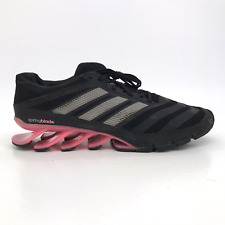 2014 Adidas Springblade con cordones zapatos para correr M18746 negro rosa mujer 12, usado segunda mano  Embacar hacia Argentina