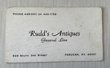 Vintage rudd antiques for sale  Bloomfield