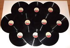 Lote de dez discos de vinil da Segunda Guerra Mundial 12" V-Disc 78 rpm por vários artistas comprar usado  Enviando para Brazil