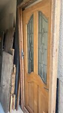 Hardwood leaded front for sale  LEICESTER