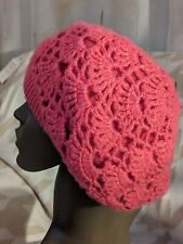 Crochet beret hat for sale  LOWESTOFT