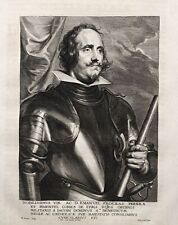 Manuel Frockas Pereira Conde Feira Portugal Generale Ritratto Engraving Van Dyck comprar usado  Enviando para Brazil