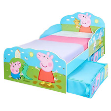 Peppa Pig George Toddler Bed With Storage Bedframe Kids Girl Boy Junior Bedroom, used for sale  Shipping to South Africa
