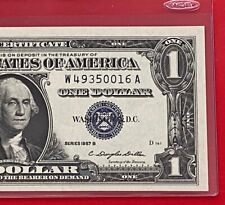 1957B $1 dólar certificado de plata (sello azul) bloque sin circular segunda mano  Embacar hacia Argentina