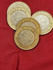  Lote de cinco 10 PESOS Bimetálicos México Pesos Calendario Azteca Moneda ENVÍO RÁPIDO segunda mano  Embacar hacia Argentina