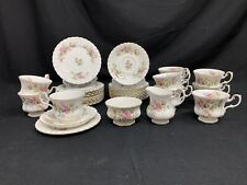Royal Albert Moss Rose Set Of 34 Bone China Made In England for sale  Shipping to South Africa