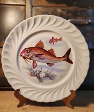 Assiette poisson porcelaine d'occasion  Thumeries