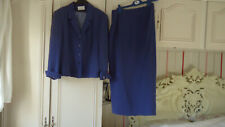 Blue skirt suit for sale  HINCKLEY