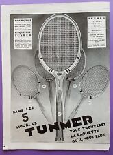 Tunmer tennis rackets d'occasion  Expédié en Belgium