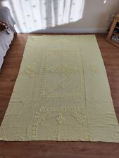 Yellow bedspread vintage for sale  RUNCORN