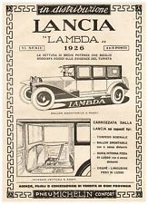 Pubbl.1926 lancia lambda usato  Biella
