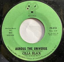 Beatles Cilla Black "Across the Universe" / "Black Paper Roses" 7" Single 45 RPM comprar usado  Enviando para Brazil