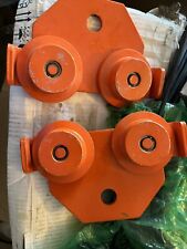 Heavy Duty Ball Bearing Plain Trolley Flange Range 75-165 Orange 2000Kg for sale  Shipping to South Africa