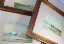 Set framed seascape for sale  LONDON