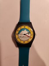 Vintage Alpine Cigarettes Quartz Unisex Watch Multi Color Screen Protector On, used for sale  Shipping to South Africa