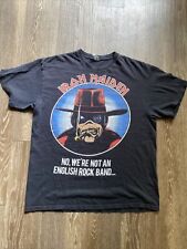 Camiseta Masculina Iron Maiden Somewhere In California Or Bust Tour Band G Preta Antiga comprar usado  Enviando para Brazil
