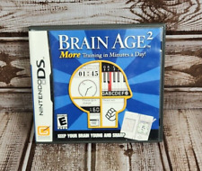 Nintendo DS Brain Age 2 ¡Entrenamiento más en minutos al día! Videojuego completo segunda mano  Embacar hacia Argentina