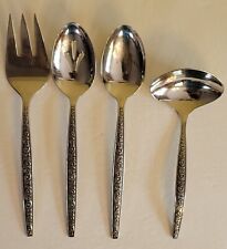 Used, 4 Pc - International DI LIDO Deluxe Stainless Specialty Serving Pieces Flatware  for sale  Shipping to South Africa