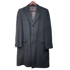 Casaco Vintage Masculino L Top Over 100% Cashmere Importado Preto Longo Feito em União comprar usado  Enviando para Brazil