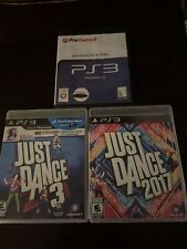 Lote Just Dance PS3 - Just Dance 2014, Just Dance 2017, Just Dance 3, usado comprar usado  Enviando para Brazil