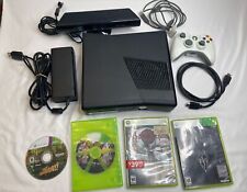 Pacote Microsoft Xbox 360 S 4GB 1439 - Kinect, Jogos, HMDI, Controle TESTADO comprar usado  Enviando para Brazil