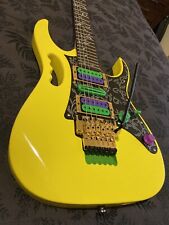 Guitarra Eléctrica Ibanez JEM Steve Vai Signature con Estuche - Amarilla, usado segunda mano  Embacar hacia Mexico